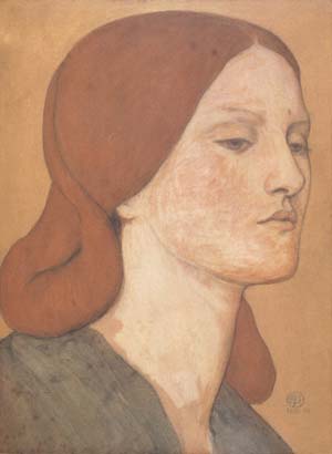 Dante Gabriel Rossetti Portrait of Elizabeth Siddal (mk28)